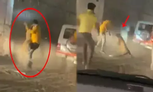 तेंदुए ने पुलिसवालों पर किया ताबड़तोड़ हमला, मुंह पर मारे पंजे... देखें चौंकाने वाला वीडियो