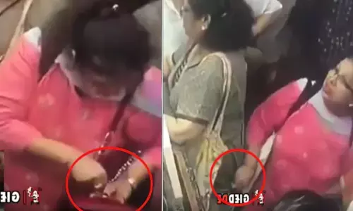 चोर आंटी: दुकान से महिला ने ऐसे चुराया मोबाइल, देखकर नहीं होगा भरोसा... देखें वीडियो