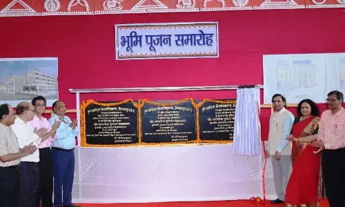 सीयू में तीन नये भवनों का भूमि पूजन, कुलपति प्रो. चक्रवाल बोले, अकादमिक के साथ ही अधोसंरचना के क्षेत्र में विवि नित नया आयाम गढ़ रहा