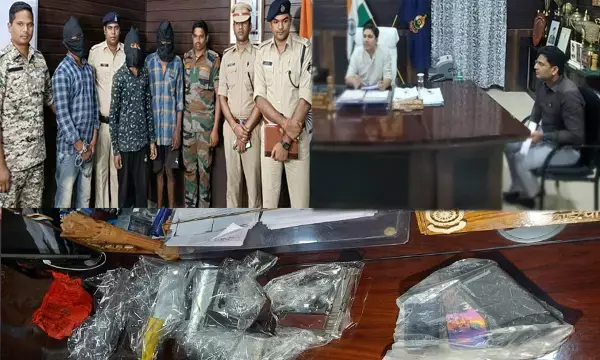 बंदूक की नोक पर लूटपाट करने वाले तीन गिरफ्तार... पुलिस पर की थी फायरिंग, पहले भी दे चुके है कई घटना को अंजाम