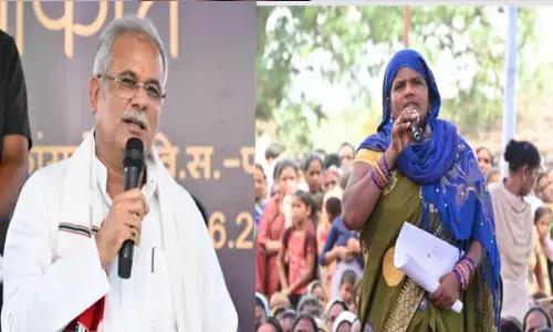 भेंट-मुलाकात में ग्रामीण महिला ने स्टील प्लांट नहीं लगाने की मांग की...मुख्यमंत्री भूपेश बोले- ग्राम सभा में पारित नहीं होगा तो नहीं लगेगा प्लांट