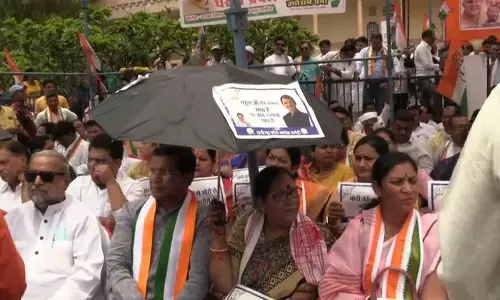 राजभवन मार्च करेगी कांग्रेस: AICC मुख्यालय के सामने लाठीचार्ज और ED के माध्यम से राहुल गांधी को परेशान करने के विरोध में धरने पर कांग्रेस, CM भी शामिल होंगे