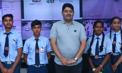 स्वामी आत्मानंद उत्कृष्ट विद्यालय योजना, अंतर्गत संचालित आर डी तिवारी स्कूल के बच्चों ने देखा दक्ष कमान सेंटर