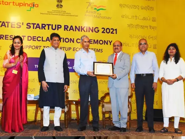स्टार्टअप्स ईकोसिस्टम के विकास के लिए छत्तीसगढ़ राष्ट्रीय स्तर पर सम्मानित... केन्द्रीय मंत्री पीयूष गोयल ने नई दिल्ली में किया सम्मानित