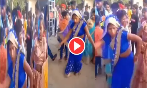 महिला ने बारात में की ऐसी हरकत, लग गई बारातियों की भीड़... वीडियो देख कहेंगे OMG!