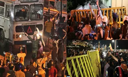 ब्रेकिंग- श्रीलंका के प्रधानमंत्री का इस्तीफा: हालात बेकाबू, राष्ट्रपति निवास में आम लोगों का कब्जा...राष्ट्रपति से इस्तीफे की मांग..