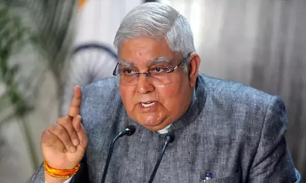 ब्रेकिंग: जगदीप धनकड़ NDA के उपराष्ट्रपति पद के उम्मीदवार... बीजेपी अध्यक्ष जेपी नड्डा ने की घोषणा...