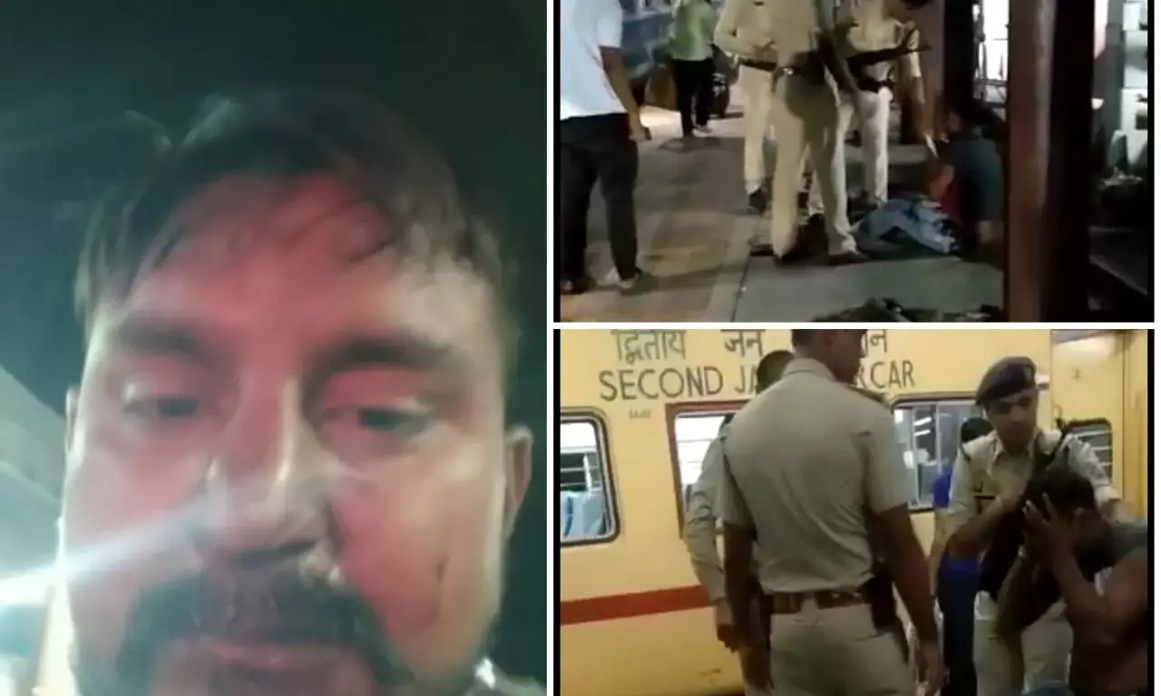 पानी की बोतल नहीं देने पर आरपीएफ जवानों ने वेंडर को बेदम पीटा, खून से लथपथ थाने पहुंचा, नहीं लिखी गई शिकायत...वीडियो वायरल