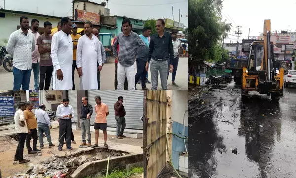 जल भराव से निपटने निगम का प्रयास जारी,पानी निकालने मोटर पंप और जेटिंग मशीन का भी किया जा रहा उपयोग