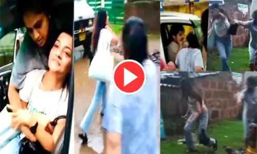 VIDEO: एक्ट्रेस के साथ गाड़ी में पकड़ा गया मशहूर एक्टर, बीच सड़क पर पत्नी ने की मारपीट... देखें