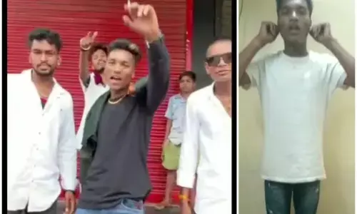 CG News- Live वीडियो कर फैला रहा था दहशत, पुलिस ने पकड़ा तो कान पकड़ कहने लगा, अपराध करना पाप है पुलिस हमारी बा...