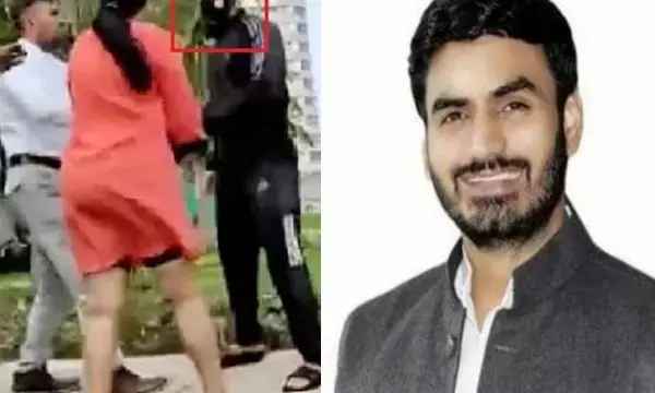 गालीबाज नेता गिरफ्तार, पुलिस ने रखा था 25 हजार का इनाम...महिला से अभद्रता कर था फरार..