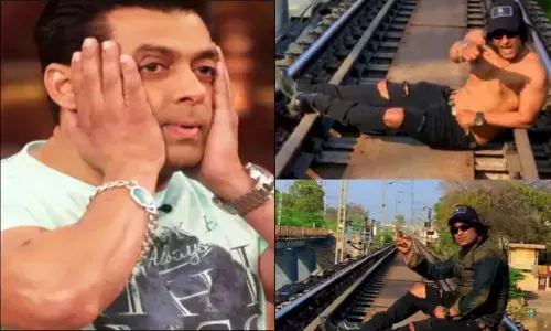 सलमान खान के डुप्लीकेट पर FIR दर्ज, रेलवे ट्रैक पर VIDEO रील बनाना पड़ा भारी... देखें