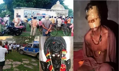 छत्तीसगढ़ में कट्टे की नोक पर मंदिर में लूट: कट्टा दिखाकर पुजारी को बनाया बंधक, फिर बेशकीमती भगवान गणेशजी की प्रतिमा ले भागे लुटेरे...