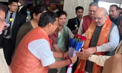 CG में शाह: केंद्रीय गृहमंत्री अमित शाह पहुंचे रायपुर, एनआईए दफ्तर का लोकार्पण करेंगे; लिखा- जम्मो संगवारी मन ल...