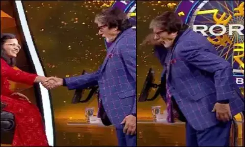 छत्तीसगढ़ की कोमल गुप्ता पहुंची KBC, हाथ मिलाते ही अमिताभ चीख पड़े... देखते रह गए दर्शक
