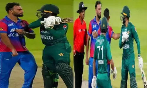 Asia Cup 2022: पाकिस्तानी VS अफगानिस्तानी खिलाड़ियों में हाथापाई, गेंदबाज को मारने के लिए बल्ला उठाया... देखें वीडियो...