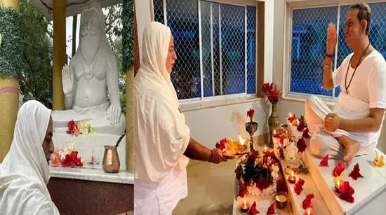 कीनाराम बाबा और अघोरेश्वर भगवान राम की प्रतिमा का अनावरण