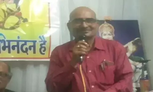 छत्तीसगढ़ी में हिंदी: छत्तीसगढ़ के शिक्षक ने छत्तीसगढ़ी में हिंदी दिवस पर अपनी रचना को इस तरह किया प्रस्तुत