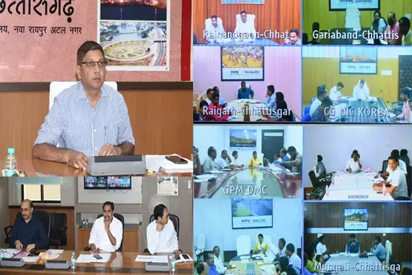 बड़ी खबर: छत्तीसगढ़ के हर ब्लॉक में होंगे दो रूरल इंडस्ट्रियल पार्क... CS ने संभागायुक्त, कलेक्टरों और जिला पंचायतों के सीईओ की ली बैठक