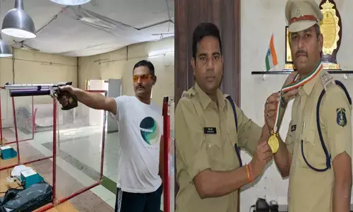 रक्षित निरीक्षक वैभव मिश्रा ने सोने पर साधा निशाना, एयर पिस्टल शूटिंग में मिला गोल्ड मेडल