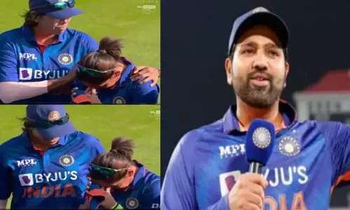 VIDEO: टीम इंडिया ने तेज गेंदबाज को दी विदाई, कप्तान का रो-रो कर हुआ बुरा हाल... रोहित शर्मा ने कही यह बात... देखें