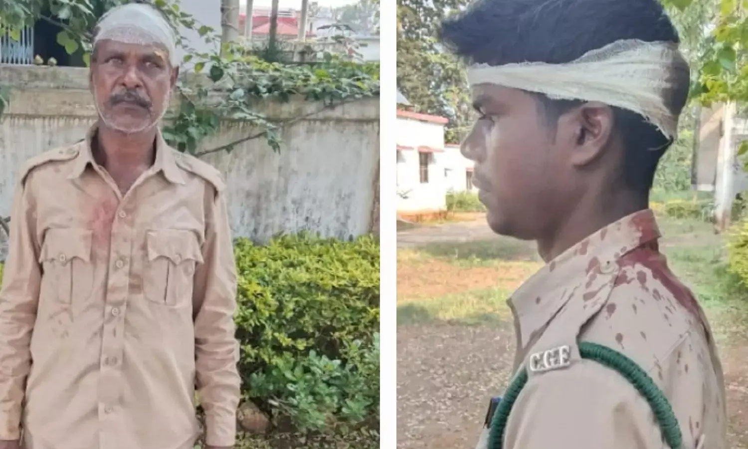 CG में थाना प्रभारी पर हमला: अतिक्रमण हटाने गए थाना प्रभारी और वन अमला को दौड़ा कर पिटा, कई के फूटे सिर, अस्पताल में भर्ती