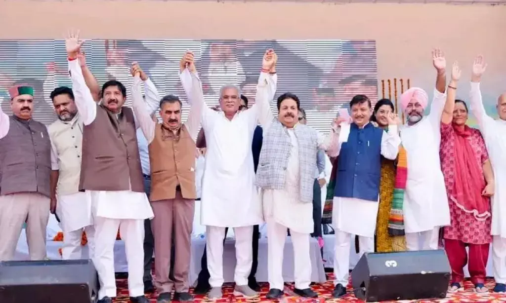 CG CM की हिमाचल में हुंकार: सीएम बघेल ने बेरोजगारी को लेकर उठाए सवाल, कहा- भाजपा शासित राज्यों में ही क्यों होते हैं पेपर लीक