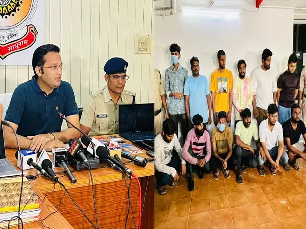 महादेव ऑनलाइन क्रिकेट सट्टा पर पुलिस की 7वीं बड़ी कार्रवाई... 12 सटोरियों को आंध्रप्रदेश से किया गिरफ्तार... लैपटॉप, मोबाइल, ATM सहित कई रजिस्टर जब्त...