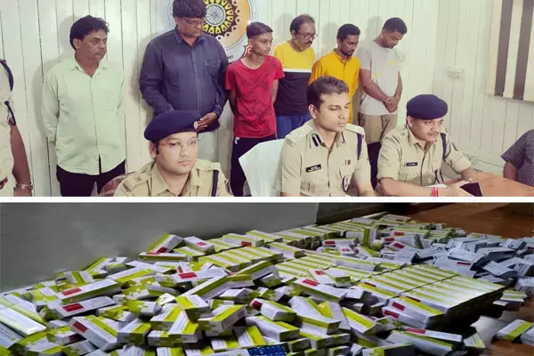 CG News-नशे के कारोबारियों पर पुलिस की कार्रवाई, 1 करोड़ की टेबलेट के साथ 6 आरोपी गिरफ्तार
