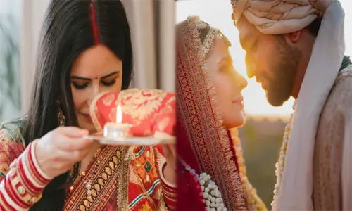 Bollywood News: सिंदूर से भरी मांग, गले में मंगलसूत्र, कैटरीना कैफ ने मनाया पहला करवा चौथ, तस्वीरों से नजरें हटाना मुश्किल...