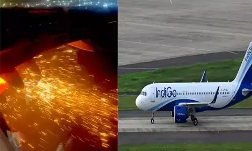 वीडियो- इंडिगो के विमान में लगी भीषण आग: फ्लाइट को करानी पड़ी इमरजेंसी लैंडिंग, 180 यात्री....