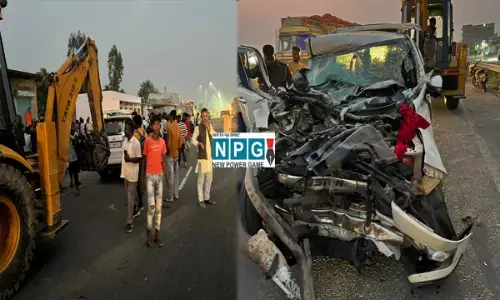 भाई की अस्थि विसर्जन के लिए प्रयागराज गए छतीसगढ़ के व्यवसायी, चचेरे भाई व पुजारी की एक्सीडेंट में हुई मौत