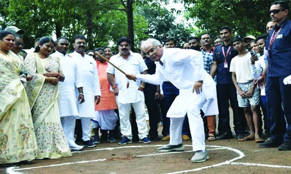 पारंपरिक खेलों की लहराई पताका पारंपरिक खेलों की लहराई पताका