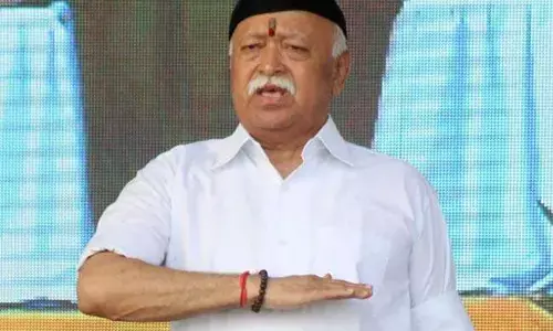 RSS chief Mohan Bhagwat unveils statue of Dilip Singh Judeo in Jashpur