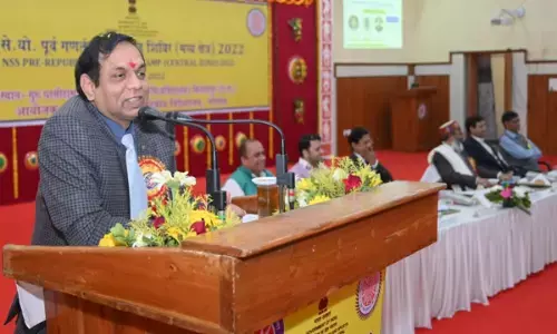 CU में एनएसएस का 10 दिवसीय शिविर, कुलपति प्रो. चक्रवाल बोले...NSS जितना बड़ा एवं अनुशासित संगठन विश्व में कहीं और नहीं
