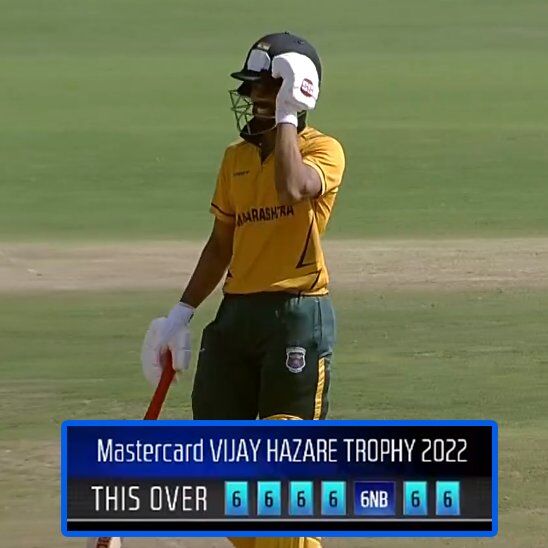 एक ओवर में 7 छक्के: Vijay Hazare Trophy में ऋतुराज गायकवाड़ ने रचा इतिहास, दोहरा शतक भी लगाया
