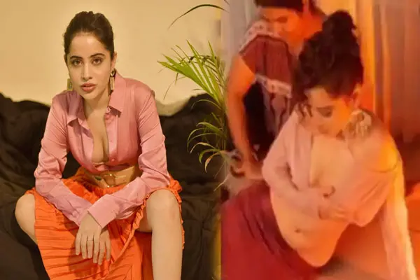 उर्फी जावेद जमीन पर लेटकर करवा रही थी फोटोशूट, तभी हुआ कुछ ऐसा, यूजर बोले-छी छी छी क्या देख लिया...देखें वीडियो