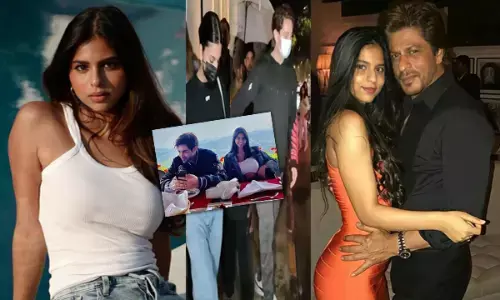 क्या ये है शाहरुख खान की लाडली सुहाना खान का बॉयफ्रेंड?, देर रात डिनर पर साथ आई नजर...VIDEO वायरल होते ही छिपाने लगी चेहरा...