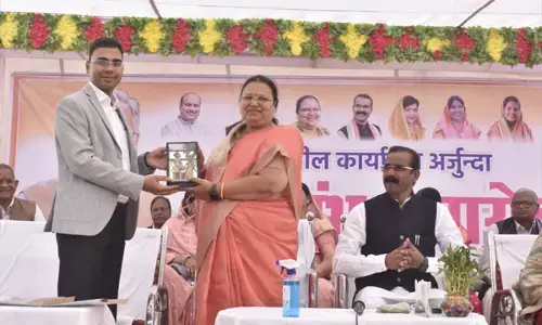 CG NEWS: मंत्री भेंड़िया ने अर्जुन्दा में नवीन तहसील कार्यालय भवन का किया लोकार्पण