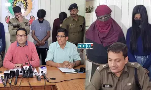 CG News-राजधानी में दो गर्लफ्रेंड्स के साथ ड्रग तस्कर पकड़ाया: लग्जरी गाड़ी में पी रहे थे शराब, दोनों युवतियों सहित 5 गिरफ्तार