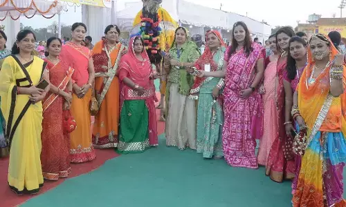 रंगीलो राजस्थान की छटा से गुलज़ार हुआ स्वेदशी मेला