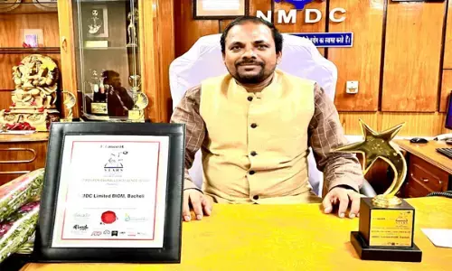 NMDC NEWS: Best PSU फॉर ओवरआल एक्सीलेंस इन सीएसआर श्रेणी में NMDC बचेली ने जीता राष्ट्रीय सीएसआर पुरुस्कार