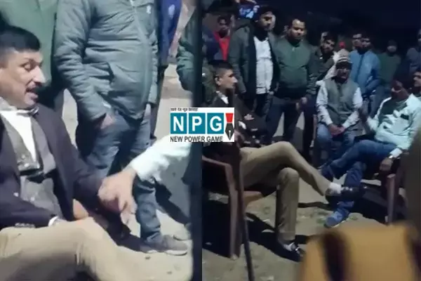 Video कांग्रेस नेता ने नशे में सीएसपी को दी धमकी: शहर कांग्रेस कमेटी के अध्यक्ष शराब के नशे में पहुंचे बैठक में, सीएसपी का हाथ पकड़ा, कहा - क्या उsss लोगे मेरा...