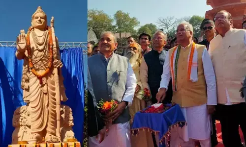 Rajim News: राजिम में भगवान श्रीराम की भव्य मूर्ति का अनावरण