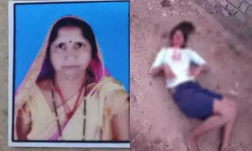 नाली के पानी विवाद में हत्या: आरोपी ने घर घुसकर मां-बेटी को टंगिया से काट डाला, छोटी बेटी ने भागकर बचाई जान