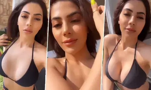 Nikki Tamboli Hot Video: Nikki Tamboli ने ब्लैक बिकिनी में फ्लॉन्ट किया परफेक्ट फिगर, एक्ट्रेस से नहीं हट रही फैंस की निगाहें