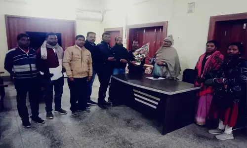 शिक्षा मंत्री टेकाम से मिला छत्तीसगढ़ राज्य शिक्षक संघ... शिक्षकों की नियम विरुद्ध किए जा रहे वरिष्ठता निर्धारण को लेकर हुई चर्चा