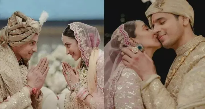Sidharth-Kiara Wedding Photos: सिद्धार्थ-कियारा की शादी की पहली तस्वीरें आई सामने,एक-दूसरे के प्यार में डूबे दूल्हा दुल्हन...देखिए...