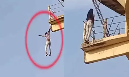 CG-टंकी से कूदी लड़की: फोन में बात करते करते चढ़ गई 50 फिट ऊंची टंकी में, फिर लगा दी छलांग